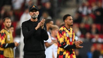 Bild: Sven Hoppe/dpa
Bundestrainer Jürgen Klopp nach der Niederlage gegen Griechenland.
