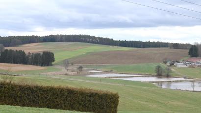 Bild: Gerhard Franz
Auf der Anhöhe rund einen Kilometer östlich von Gebenbach plant die Firma Windenergie Gebenbach zwei Windräder.