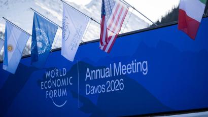 Bild: Gian Ehrenzeller/KEYSTONE/dpa
Die Mitarbeiterin arbeitete nicht am Weltwirtchaftsforum in Davos, sondern in der WEF-Zentrale in Cologny (Archivbild)