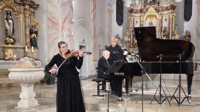 Bild: Susanne Götte
Violinistin Monika Hager und Pianist Christian Reuter.