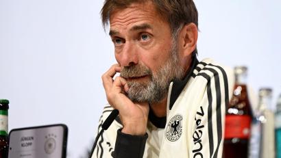 Bild: Sven Hoppe/dpa
Jürgen Klopp steht mit der DFB-Elf vor seinem dritten Auftritt als Bundestrainer.