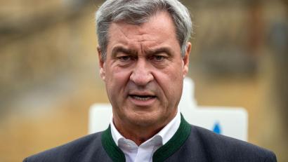Bild: Pia Bayer/dpa
Markus Söder sieht die Regierung langsam wieder in einem guten Arbeitsmodus. (Archivbild)