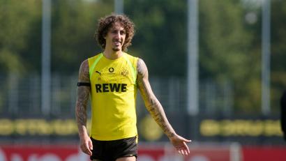 Bild: Bernd Thissen/dpa
Ronaldo-Ersatz bei der Nationalmannschaft: Stürmer Fabio Silva von Borussia Dortmund.