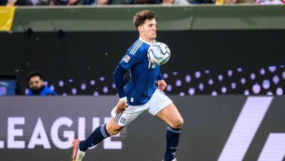 Bild: Tom Weller/dpa
Fehlt im Rückspiel gegen Deutschland: Der verletzte Grieche Christos Tzolis.