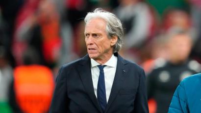 Bild: Liselotte Sabroe/Ritzau Scanpix Foto/AP/dpa
Portugals Nationaltrainer Jorge Jesus hat sein Vorgehen im Eklat um Superstar Cristiano Ronaldo verteidigt.