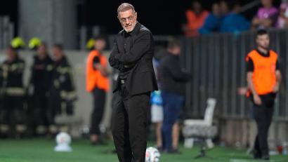 Bild: Darko Bandic/AP/dpa
Trainer Slaven Bilic steht in Kroatien in der Kritik.