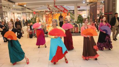 Bild: Josef Pilfusek
Die Tanzgruppe "Sarao Flamenco" bringt die vielseitige Ausdruckskraft des Flamencos auf die Bühne.