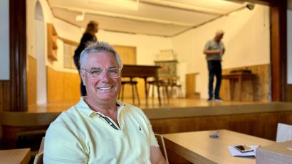 Bild: gri
Benno Schißlbauer führt zum letzten Mal Regie bei der Freudenberger Bauernbühne.