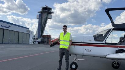 Bild: Marco Müller
Die Prüfung zur Privatpilotenlizenz startete am Nürnberger Verkehrsflughafen und war äußerst anspruchsvoll.
