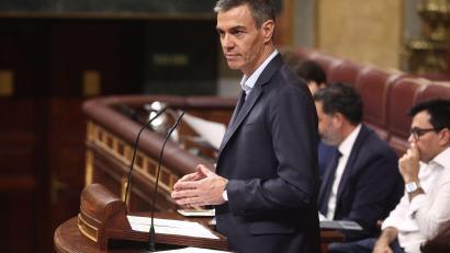 Bild: Eduardo Parra/EUROPA PRESS/dpa
Seine Regierung habe viel erreicht, es blieben aber viele Probleme zu lösen, sagte Sánchez bei seiner Ankündigung. (Archivbild)