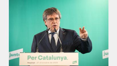 Bild: Glòria Sánchez/EUROPA PRESS/dpa
Der Haftbefehl gegen den katalanischen Separatistenführer Carles Puigdemont ist aufgehoben worden. Der 63-Jährige kann damit nach fast neun Jahren im Exil in die Heimat zurückkehren. (Archivbild)