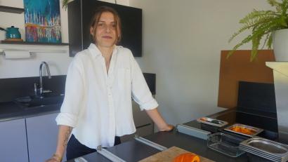 Bild: jut
Die 30-jährige Caroline Reiche aus Amberg hat das Start-up "Schnittknecht" gegründet – während sie Mutter wurde.