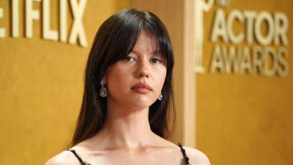 Bild: Jordan Strauss/Invision/AP/dpa
Mia Goth war laut Gerichtsunterlagen seit 2016 mit Shia LaBeouf verheiratet. (Archivbild)