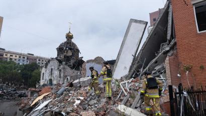 Bild: Cameron Jones-Manley/ZUMA Press Wire/dpa
Die ostukrainische Frontstadt Kramatorsk erlebt immer wieder schwere russische Angriffe. (Archivbild)