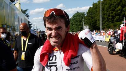 Bild: Benoit Tessier/Pool Reuters/AP/dpa
Ion Izagirre bestreitet am Samstag sein letztes Rennen. (Archivbild)