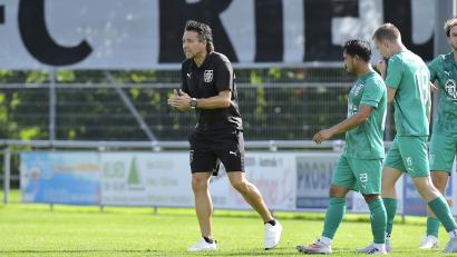 Bild: Hubert Ziegler
Timo Studtrucker, Trainer des Kreisligisten FC Rieden, glaubt, dass viele Schiedsrichter ein Problem mit ihm haben, weil er zuvor in der Landesliga aktiv war.