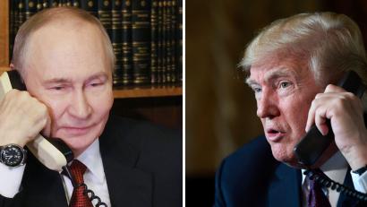 Bild: Mikhail Metzel/Pool Sputnik Kremlin/AP/dpa
Laut Kreml gibt es noch keinen Termin für ein Gespräch von Putin und Trump. Der US-Präsident hatte zuvor gesagt, es gebe einen Termin. (Archivbild)
