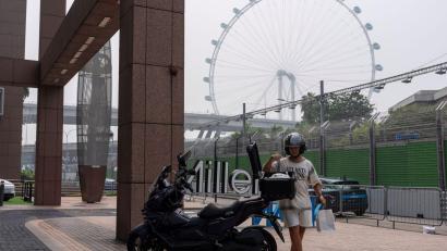 Bild: Ng Han Guan/AP/dpa
Starker Smog in Singapur.