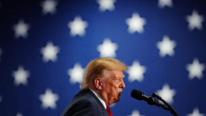 Bild: Julia Demaree Nikhinson/AP/dpa
Präsident Trump hat die Hinrichtung genehmigt, hatte mit der Entscheidung zum Livestream eigenen Angaben nach aber nichts zu tun.