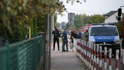 Bild: Marcin Obara/PAP/dpa
Am Donnerstag war bei einem Messerangriff in einer Schule die Hausmeisterin getötet worden. (Archivbild)