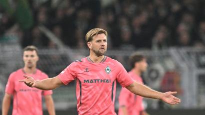 Bild: Bernd Thissen/dpa
Sorgte in der Nachspielzeit für den späten Bremer Ausgleich gegen seinen Ex-Club BVB: Niclas Füllkrug.
