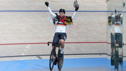 Bild: Jan Woitas/dpa
Will bei der WM aufs Podium: Lea Sophie Friedrich. (Archivbild)