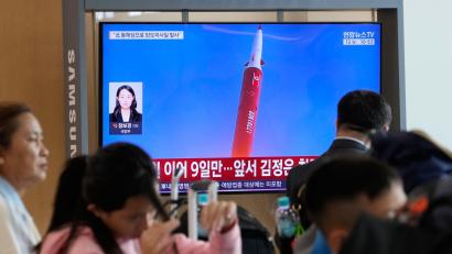 Bild: Ahn Young-joon/AP/dpa
Südkorea und Japan haben einen weiteren Test nordkoreanischer Raketen verzeichnet.