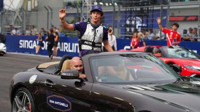 Bild: David Davies/PA Wire/dpa
Kimi Antonelli kann schon bald jüngster Formel-1-Weltmeister werden.