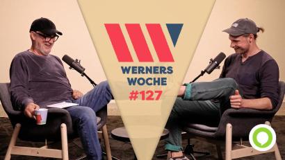 Bild: Marina Gube
Podcast "Werners Woche" Folge 127 mit Frank Werner (links) und Goldi.