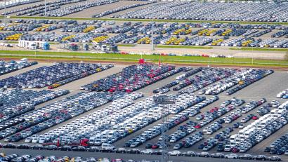 Bild: Sina Schuldt/dpa
Die deutschen Autohersteller können immer weniger Autos in China verkaufen. (Archivbild)