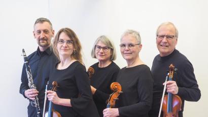 Bild: Hans Kistler
Die Künstler des Kammermusikabends in der Marktmühle.