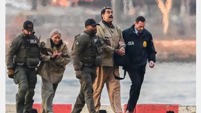 Bild: Kyle Mazza-Cnp/Zuma Press/dpa
Dem Ehepaar Maduro ist in den USA nun auch wegen Folter angeklagt. (Archivfoto)