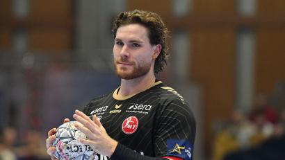 Bild: Swen Pförtner/dpa
DHB-Kapitän Johannes Golla will die MT Melsungen nach wenigen Monaten wieder verlassen. (Archivbild)