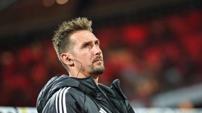 Bild: Daniel Karmann/dpa
Ist mit seinen Nürnbergern bei Aufsteiger Cottbus gefordert: Trainer Miroslav Klose. (Archivbild)