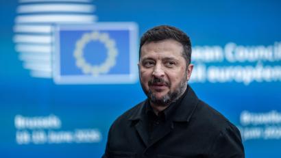 Bild: Michael Kappeler/dpa
Der ukrainische Präsident Selenskyj war schon bei etlichen EU-Gipfeln zu Gast.