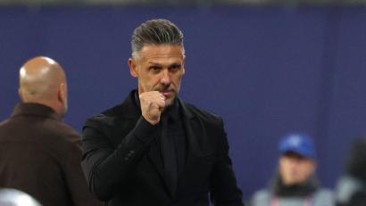 Bild: Jan Woitas/dpa
Trainer Martín Demichelis möchte auch aus München etwas Zählbares mitnehmen.