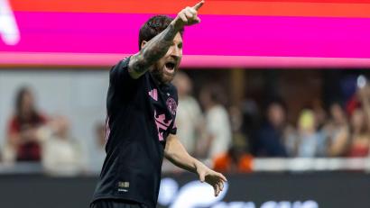 Bild: Vasha Hunt/AP/dpa
Messi erzielte seine Saisontore 24 und 25 für Inter Miami.