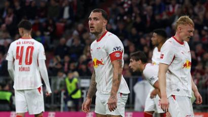 Bild: Karl-Josef Hildenbrand/dpa
RB Leipzig kam beim FC Bayern unter die Räder.