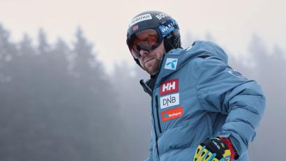 Bild: Luciano Bisi/AP/dpa
Aleksander Aamodt Kilde wird vom Verletzungspech verfolgt. (Archivbild)