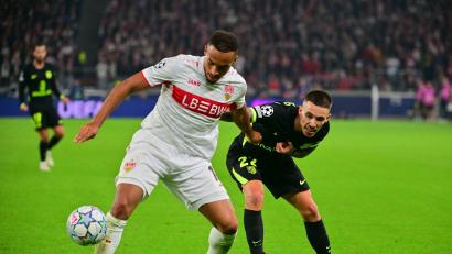 Bild: Jan-Philipp Strobel/dpa
Der VfB stellte Atlético immer wieder vor Probleme.