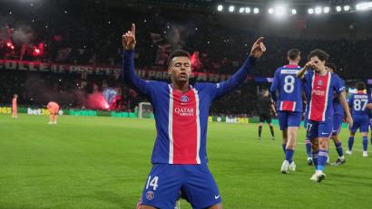 Bild: Thibault Camus/AP/dpa
Desire Doue hatte Paris in Führung gebracht