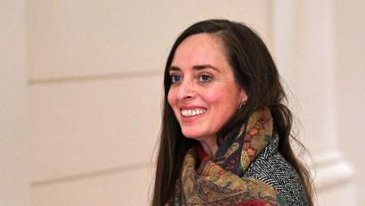 Bild: Soeren Stache/dpa
Die Linke-Politikerin Vanessa Emde wurde am 20. September neu in das Berliner Abgeordnetenhaus gewählt. (Archivbild)