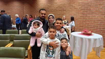 Bild: Theresa Bruischütz
Ghadhir Alballa und Ibrahim Bagdadi sind mit ihrem ältesten Sohn 2015 aus Syrien geflohen.