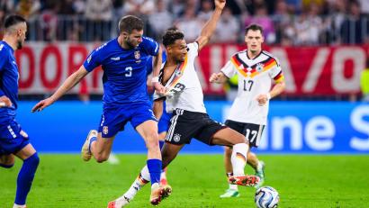 Bild: Tom Weller/dpa
Auslöser der Sanktionen waren rassistische und diskriminierende Vorfälle bei den jüngsten Nations-League-Partien. (Archivbild)