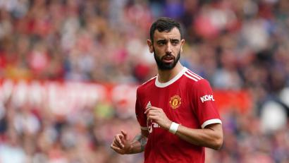 Bild: Martin Rickett/PA Wire/dpa
Während Bruno Fernandes mit Manchester United in Como verlor, wurde im Haus des Fußball-Profis eingebrochen. (Archivbild)