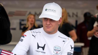 Bild: Allison Robbert/AP/dpa
Mick Schumacher wechselt für kommendes Jahr seinen Rennstall. (Archivbild)