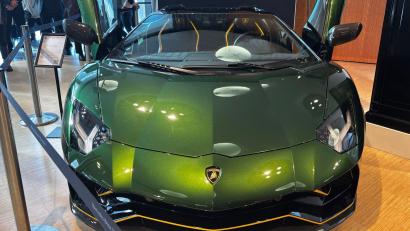 Bild: Florian Ertl/dpa
Das Highlight der Auktion: Ein Lamborghini Aventador LP 780-4 Ultimate Roadster.