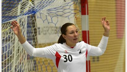 Bild: Hans Mark
HSG-Torfrau Lisa Schanderl war auch gegen den HC Sulzbach ein guter Rückhalt.