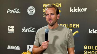 Bild: Christoph Lother/dpa
Gibt es eine weitere Auszeichnung für Harry Kane? (Archivbild)
