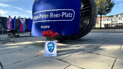 Archivbild: Stefanie Kraus
Noch heute wird des getöteten Klaus-Peter Beer in Amberg gedacht.